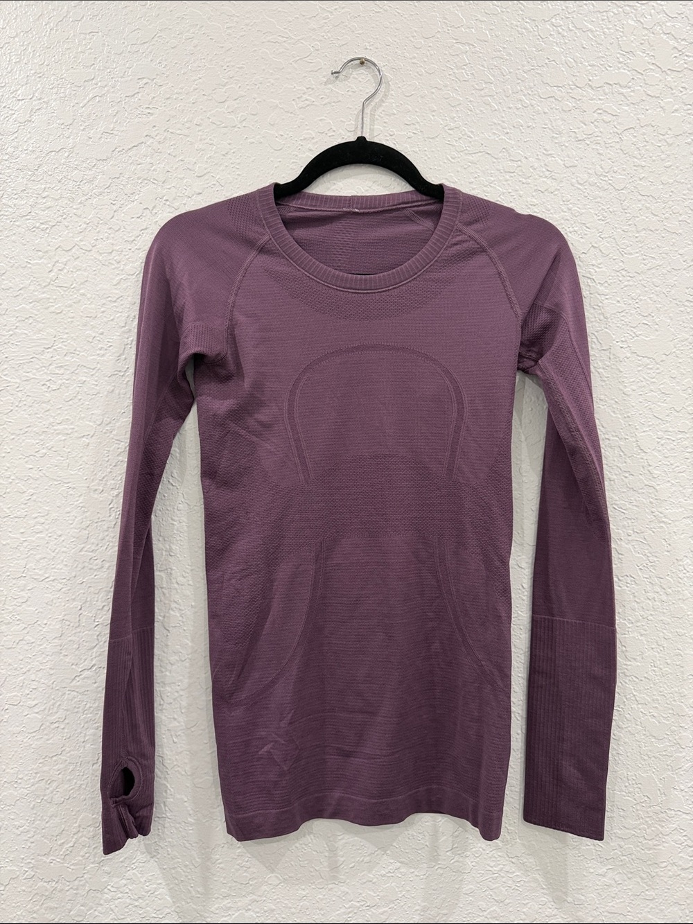 lululemon athletica Long Sleeve Seamless Top - Plum